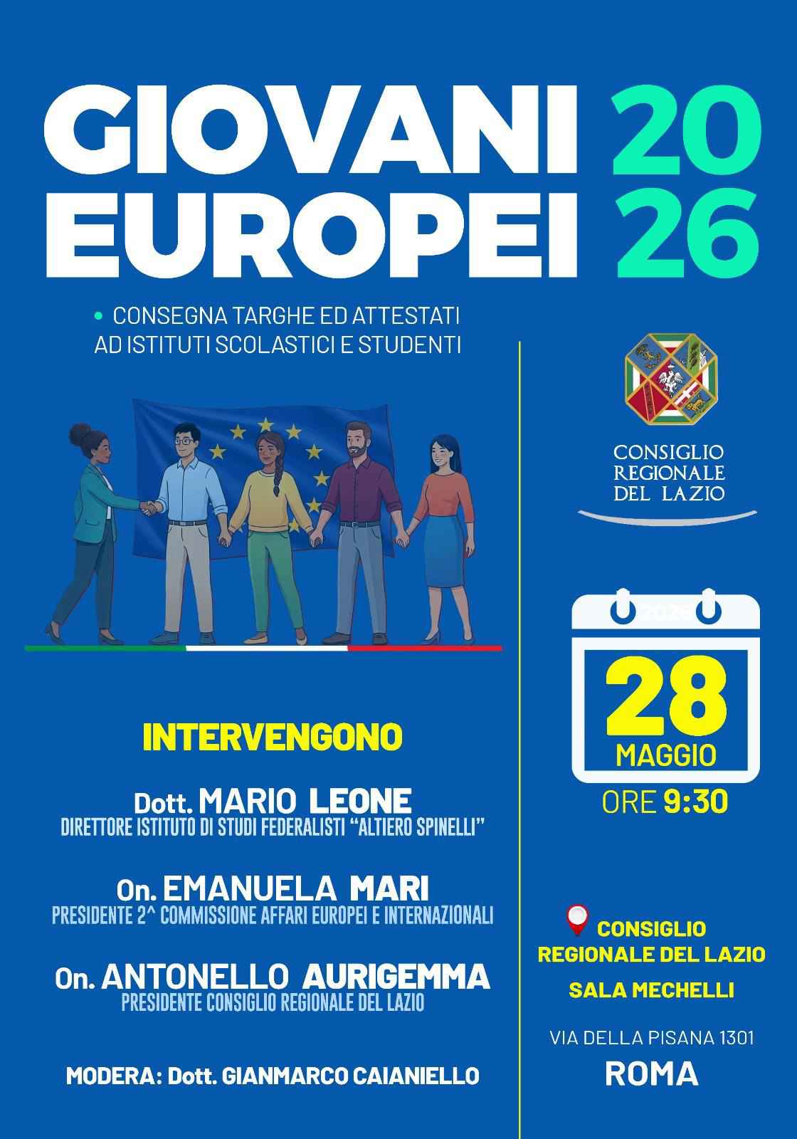 locandina giovani europei